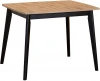 FR 0799 Стол Oslo раскладной 100-130x80x76см, Дуб Навара структурное, чёрный Bradex Home FR 0799
