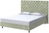2027778 PROxSON Кровать Paris Boxspring Standart (Ткань: Велюр Лофти Олива) 200x200