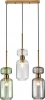 1141/3S CL/GN/SM Подвесной светильник Escada Подвесной светильник Escada Gloss 1141/3S CL/GN/SM 3x60 E14, металл/стекло, античная медь (220V, на проводе)