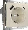 W1171703 Розетка с заземлением, шторками и USB тип A+C (слоновая кость) Werkel W1171703 (a056273)