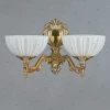 02228/2 WP Бра Ambiente by Brizzi Navarra, 2 плафона, золото с белым