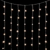 PCL601NOTBLW-10-2WW Гирлянда Занавес Облегченный 3 x 2 м Тепло-Белый с Мерцанием Белого Диода 220В, 600 LED, Провод Прозрачный ПВХ, IP20