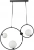 8035/3 Подвесной светильник Lumion Ornato 8035/3 8035/3 черный/белый, металл/стекло G9 3*35W 220V (на проводе, шарики)