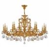 Soprano E 1.1.18.600 CG Подвесная большая люстра Dio D'Arte Soprano E 1.1.18.600 CG (220V, хрусталь, на цепи, подсвечник, свеча)