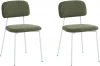 УТ000040821 Стул Stool Group Chao зеленый белые ножки 2 шт. арт.УТ000040821