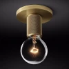 48.069 Потолочный светильник Rh Utilitaire Socket Flushmount Brass ImperiumLoft 48,069 (123677-22)