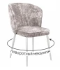 00-00074677 Стул DikLine 348 поворотный M02 бежевый, ножки белые
