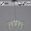 63007-0.4-400 CH Подвесная люстра хрустальная светодиодная с пультом Reluce 63007-0.4-400 CH (регулировка яркости, 220V, на тросе)