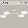 03363-0.3-04 WH+WOOD Потолочная люстра на штанге светодиодная Reluce 03363-0.3-04 WH+WOOD (220V)