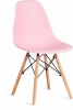 21372 Стул CINDY (EAMES) (mod. 1801) / 1 шт. в упаковке (Дерево бук,Металл,Пластик /Светло-розовый)
