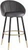 УТ000036369 Стул барный Stool Group Наоми велюр серый УТ000036369