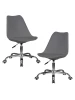 LMZL-PP635D-N_CH-M_EL-GR-04 Набор 2 шт офисное кресло для персонала DOBRIN MICKEY (темно-серый)