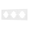 053843 Рамка пластиковая FRM-TENDO-PL-3-WH (Arlight, Белый) 053843