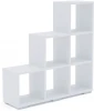 100421 Стеллаж Стильный С-1, Белый, МАМА