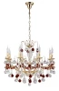 FRUTA SP8 GOLD Подвесная люстра Crystal Lux FRUTA SP8 GOLD