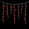 PIL150-10-2R Гирлянда Бахрома 3,1 x 0,5 м Красная 220В, 150 LED, Провод Прозрачный ПВХ, IP54