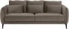 583334 Диван Amsterdam трехместный ОГОГО (арт.583334), (Ткань/Светло-коричневый)