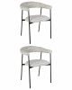 УТ000042049 Стул обеденный Stool Group Toko светло-серый 2 шт. УТ000042049