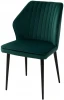 461MC03530 Стул SEATTLE-V ЗЕЛЕНЫЙ #19, велюр / черный каркас