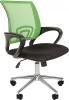 CHAIRMAN 696 хром Компьютерное кресло CHAIRMAN 696 хром (Металл,Пластик,Ткань,Сетка/Зеленый)