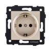REA-002GD Розетка штепсельная SCHUKO 16A/250 В золотой Kollinger REA-002GD для Aspekt, Eleganz, Reflex