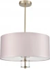 8109/5C Потолочная люстра на штанге Lumion Damona 8109/5C латунь титаниум/бежевый, металл/текстиль/стекло E14 5*40W 220V (круглые)