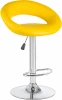 5001-LM MIRA,  цвет сиденья желтый, цвет основания хром Стул барный MIRA (жёлтый)