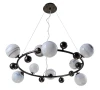 SALVADORE SP9H BLACK CHROMIUM Подвесной светильник Crystal Lux SALVADORE SP9H BLACK CHROMIUM