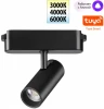 359468 Трековый смарт-светильник для низковольтного шинопровода Novotech Easy 359468 черный с двумя режимами работы LED 6W 24V 3000-6000K (умный дом - Алиса, Tuya Smart)