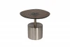 57EL-10853 Стол журнальный, стекло рельефное тонированное d 52*50*45см Garda Decor 57EL-10853