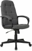 CH 002 3C1 Кресло руководителя Бюрократ CH 002 Fabric серый 3C1 крестов. пластик
