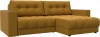 128461 Диван угловой с декором Лига-049 НПБ Лига Диванов (Велюр) арт.128461