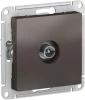 ATN000693 ТВ-розетка встраиваемая проходная (мокко) Systeme Electric AtlasDesign ATN000693