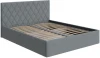 2029072 PROxSON Кровать Fresco с бельевым ящиком (Ткань: Жаккард Tesla Графит) 140x200