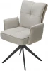 621M05622 Стул PONCE 360 град. поворот. Brego-31 Бежевый, ткань/ XD841-06 Коричневый, букле/ Черный, ®DISAUR