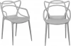 FR 0133P Комплект из 2-х стульев Bradex Home Masters серый (FR 0133P)