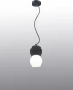 10694P/1-D100 BK-WH Подвесной светильник iLamp Foxtrot 10694P/1-D100 BK-WH (220V, на тросе, шарики)