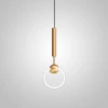 Finnur-Ring01 Подвесной светильник Finnur Ring D20 Brass ImperiumLoft Finnur-Ring01 (LED, 220V, на проводе, кольцо)