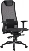 EP Deco Black Lux M Black Кресло Everprof Deco Black Lux (Дэко Блэк Люкс) Сетка Черный EP Deco Black Lux M Black