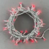 LL75-8-1R Гирлянда Нить 10м красная 24В, 75 LED, провод белый каучук, IP65 Laitcom LL75-8-1R