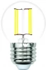 LED-G45-4W/3000K/E27/CL/SLF Лампочка светодиодная филаментная Volpe LED-G45-SLF LED-G45-4W/3000K/E27/CL/SLF