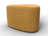132500 Пуф 004 (ДСП,Фанера/Пластик/Велюр/Желтый) Лига Диванов 132500