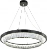 V000103L Подвесной светильник (12045/1P Black) Indigo Riva V000103L (LED, 220V, хрусталь, на тросе, кольцо)