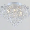 04033-0.3-06 WH+SILVER PN Потолочная люстра хрустальная Reluce 04033-0.3-06 WH+SILVER PN (220V)