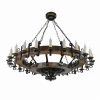 Ш-24 Подвесная люстра большая Тарьсма Ш-24 ST24LRH130 (220V, на цепи, подсвечник, свеча)