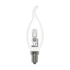 HCL-42/CL/E14 flame Лампочка галогенная свеча на ветру прозрачная E14 42W Uniel HCL-42/CL/E14 flame