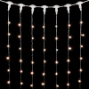 PCL602CAP-10-2EWW Гирлянда Занавес с Колпачком 2 x 3 м Экстра Тепло-Белый 220В, 600 LED, Провод Прозрачный ПВХ, IP65