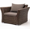 YH-C1130W-3-TW brown "Капучино" кресло из искусственного ротанга (гиацинт), цвет коричневый 4SIS YH-C1130W-3-TW brown