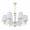 302457/6 Wh/Gd Подвесная люстра Arte Milano Florentia-2457 302457/6 Wh/Gd (220V, на цепи)