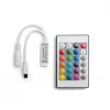 WLC-CP/04 Контроллер Wolta WLC-CP/04 с пультом мини для светодиодной ленты RGB разъем питания DC Jack "МАМА" 3-pin 5-24В